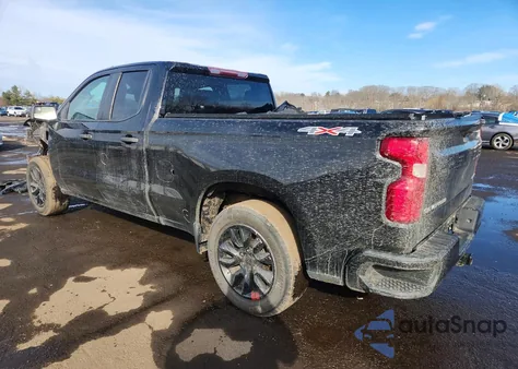 2021 Chevrolet Silverado K1500 Custom из США, поврежденный, VIN 1GCRYBEK4MZ373324